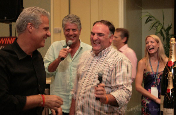 Ripert, Bourdain, Andres